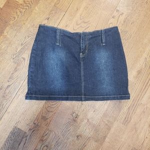 R4R Denim Mini Skirt